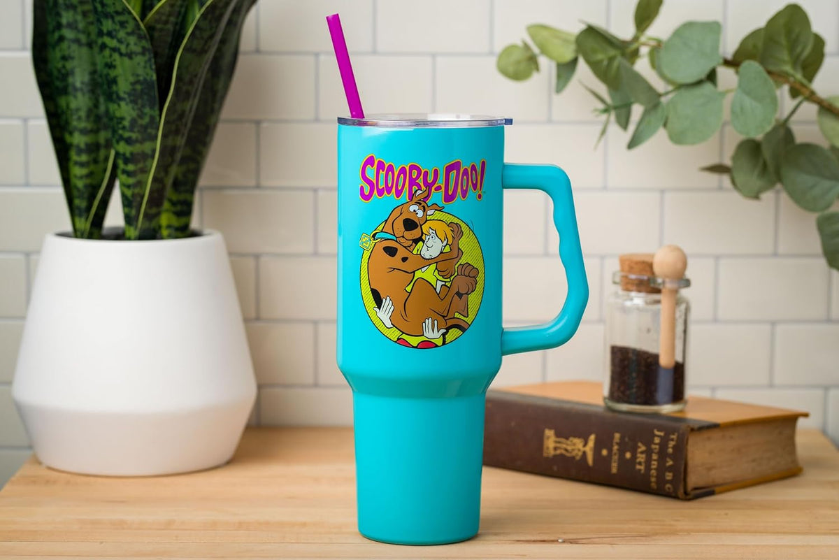 Silver Buffalo Scooby-Doo Shaggy, vaso de acero inoxidable, 40 onza...