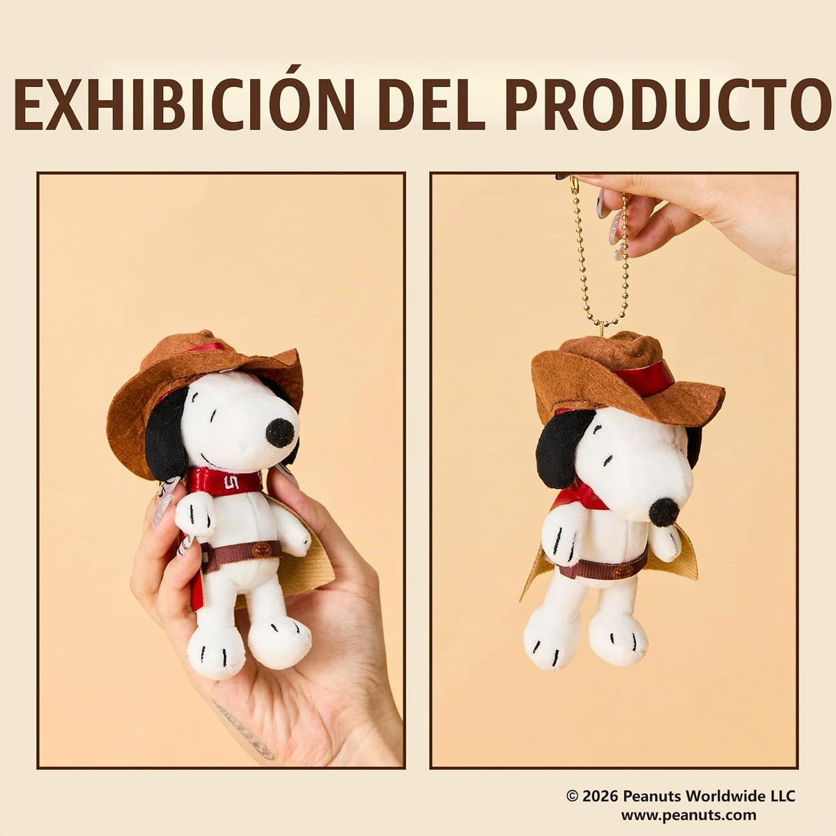MINISO Snoopy Llavero Colección de Dijes para Bolsa Peanuts Lindo D...