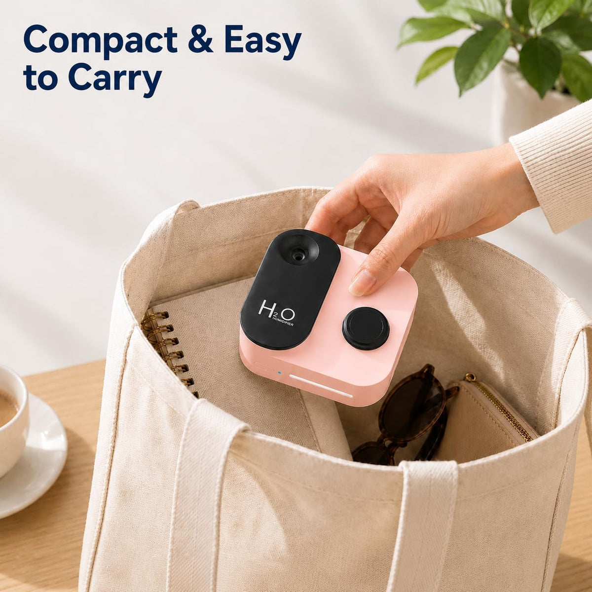 Gmuray Humidificador de viaje, mini niebla fría portátil, recargabl...