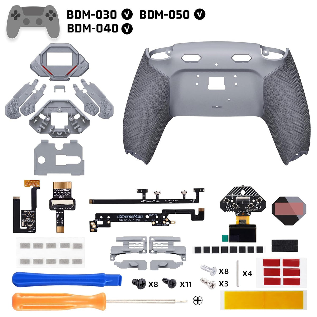 eXtremeRate Spark Back Paddles Kit para controlador PS5 BDM-030 040...