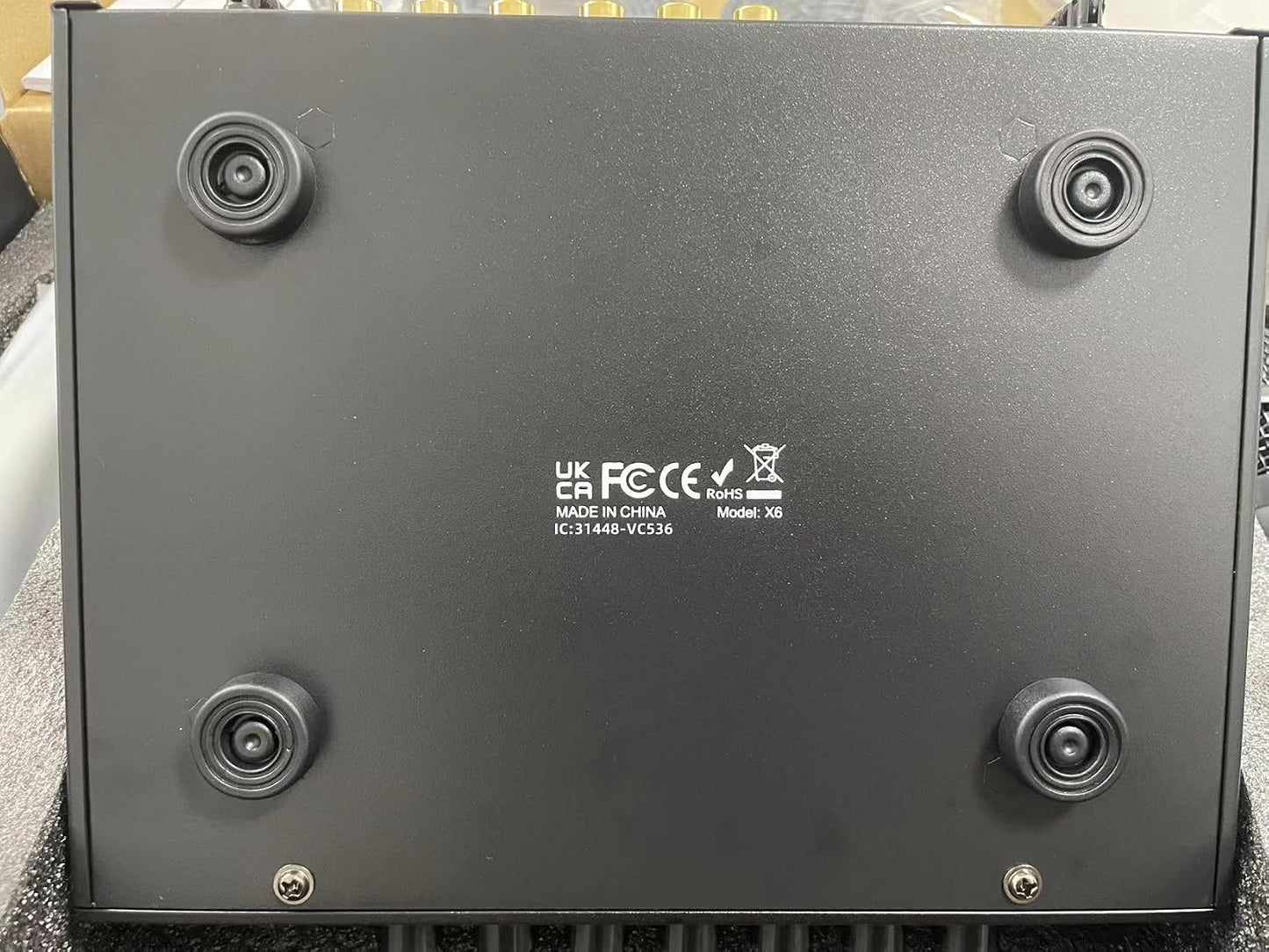 PROZOR Micrófono Inalámbrico UHF con Control de Volumen, Agudos, Gr...