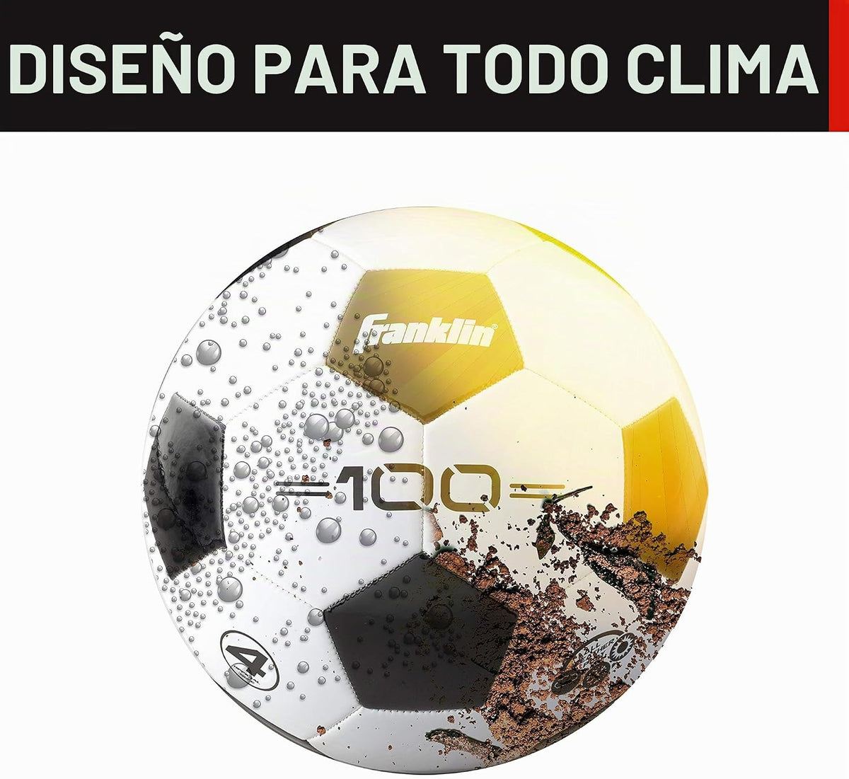 Franklin Sports - Pelotas de fútbol para jóvenes y adultos - Tamaño...