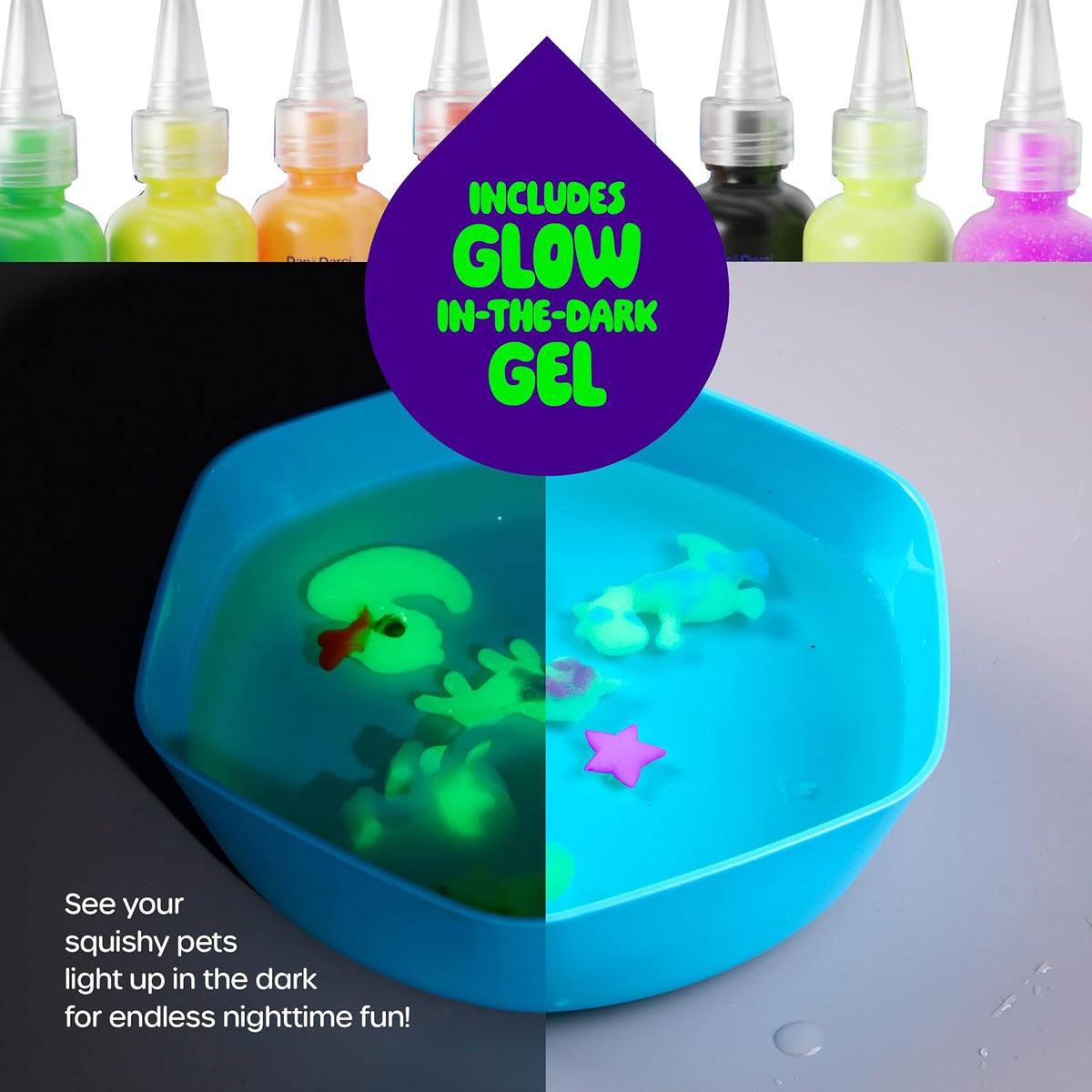 Dan&amp;Darci Kit de Gel de Agua de Hadas Aqua Jumbo para Niños - M...
