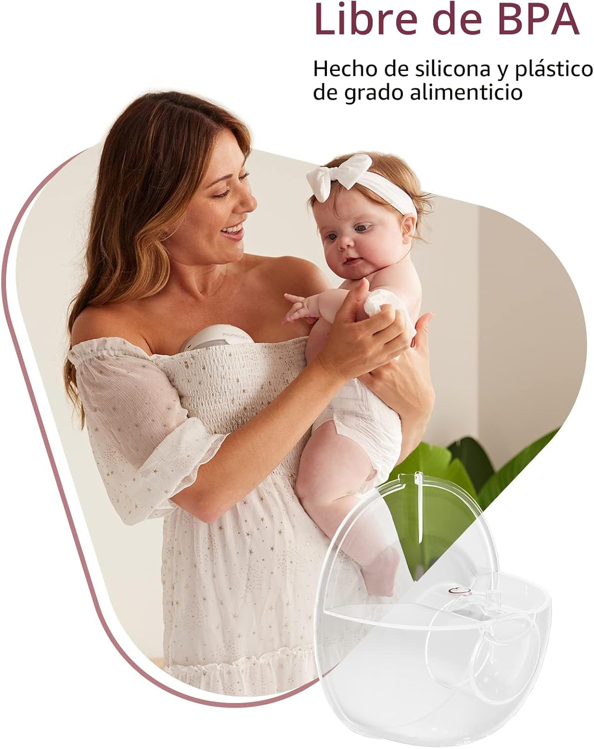 Momcozy M5 Accesorios de repuesto originales, recolector de leche,...