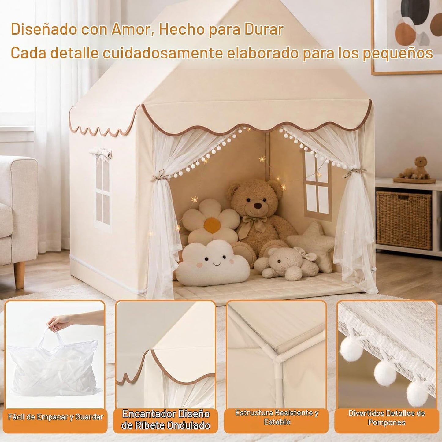 Tienda de juegos para niños Casa de juegos interior, tienda de camp...