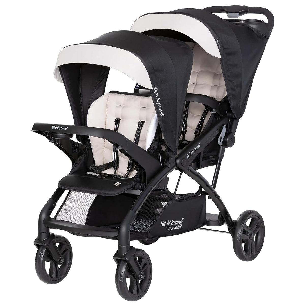 Baby Trend Sit N' Stand Tandem Double Stroller 2.0 DLX y EZ-Lif...