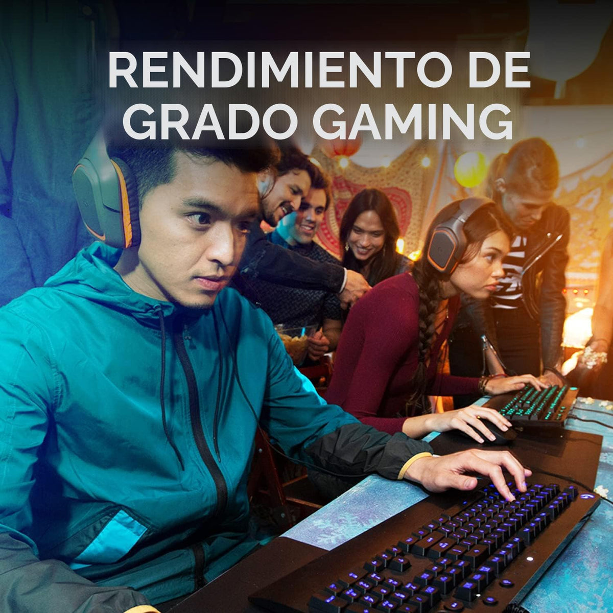 Logitech G213 Prodigy Teclado RGB con cable para juegos - Negro | L...