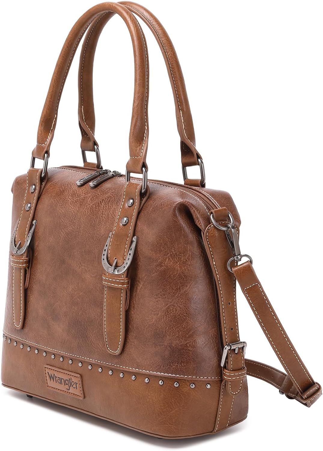 Wrangler Doctor Bag Bolso de mano con asa superior, bolso Hobo de h...