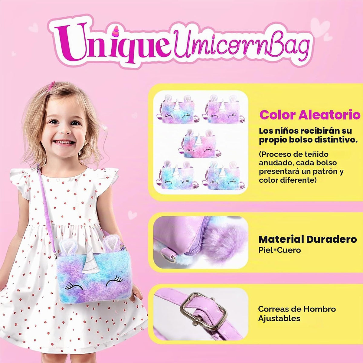 ULOVEME - Kit de maquillaje real para niñas pequeñas, juguete de ma...