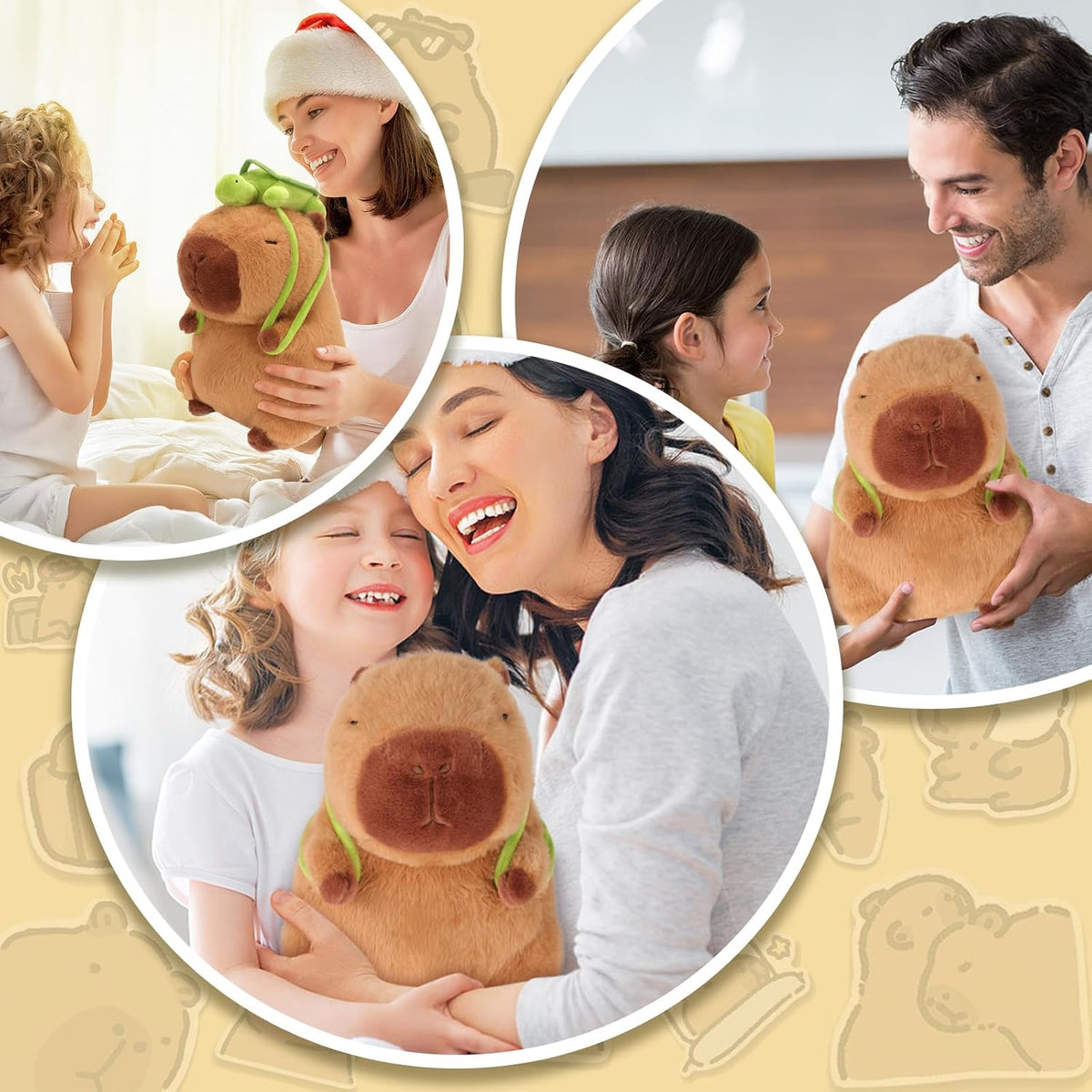 CHDBLOCK Juguete de Peluche Capybara - Animal de Peluche Capybara L...