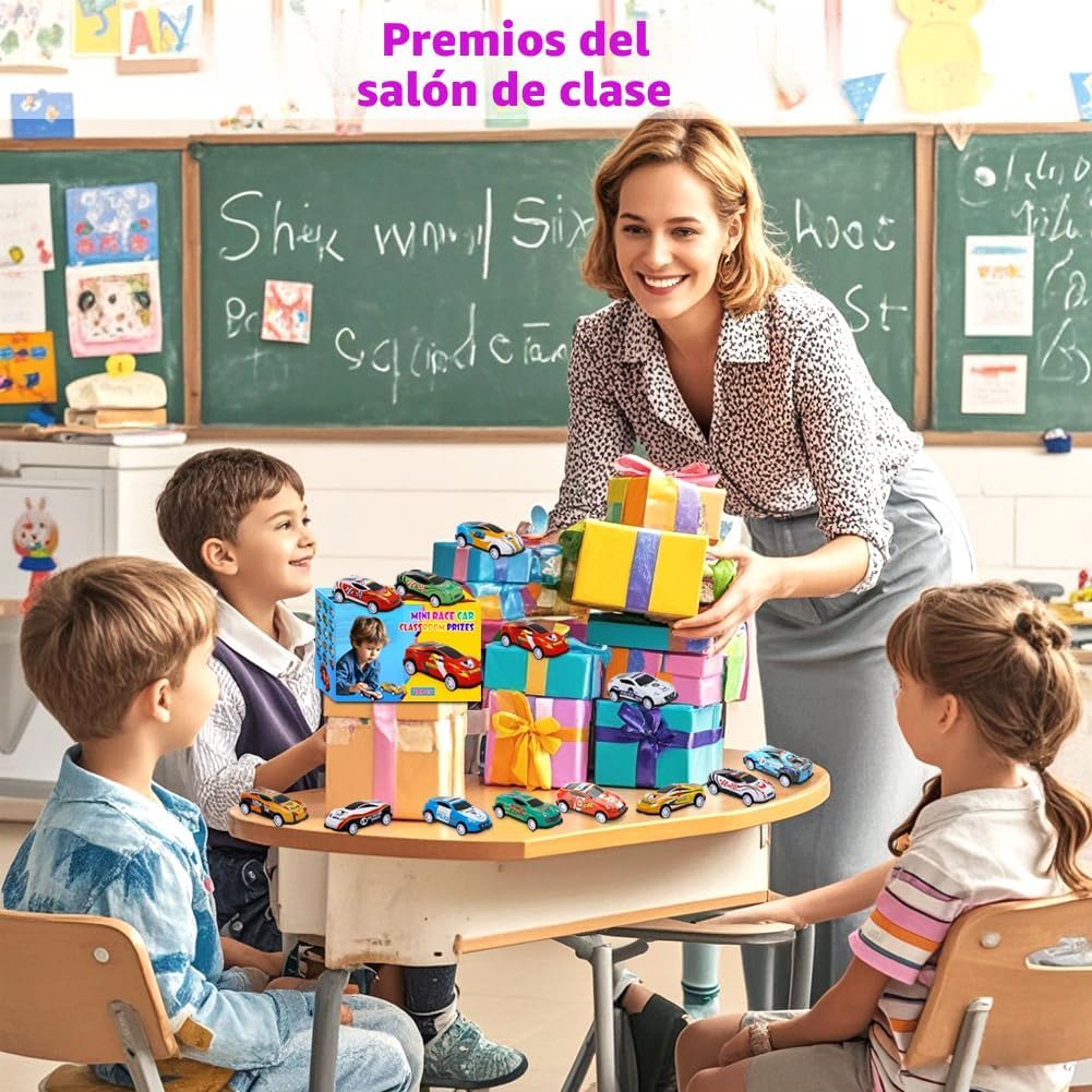 Siwarm 28 piezas de juguetes de autos de retroceso para niños, recu...