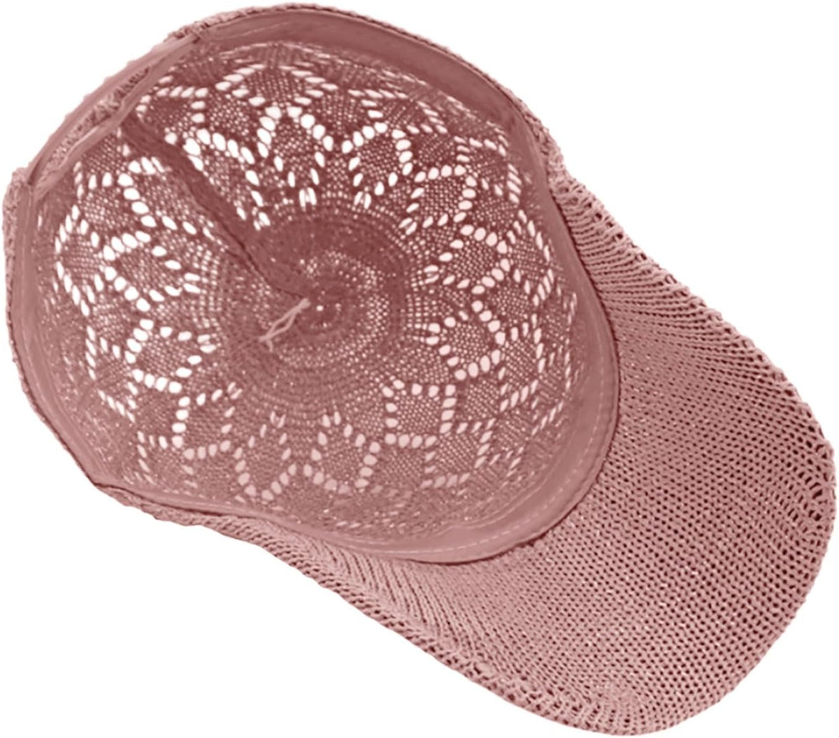 FASHIXD Gorra de béisbol de malla tejida de verano para mujer, somb...