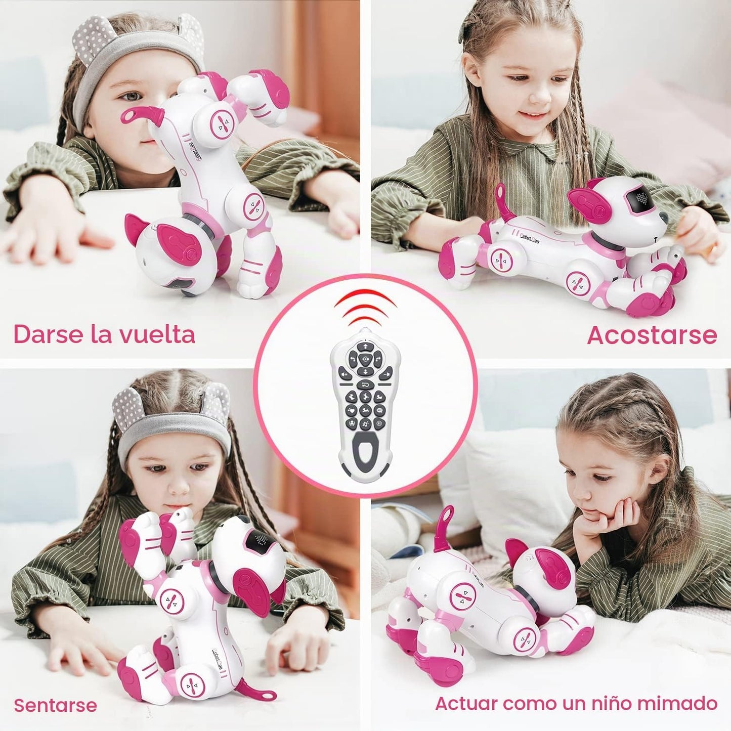 FUUY Juguetes de Perro Robot para Niñas, Juguetes Robot Interactivo...