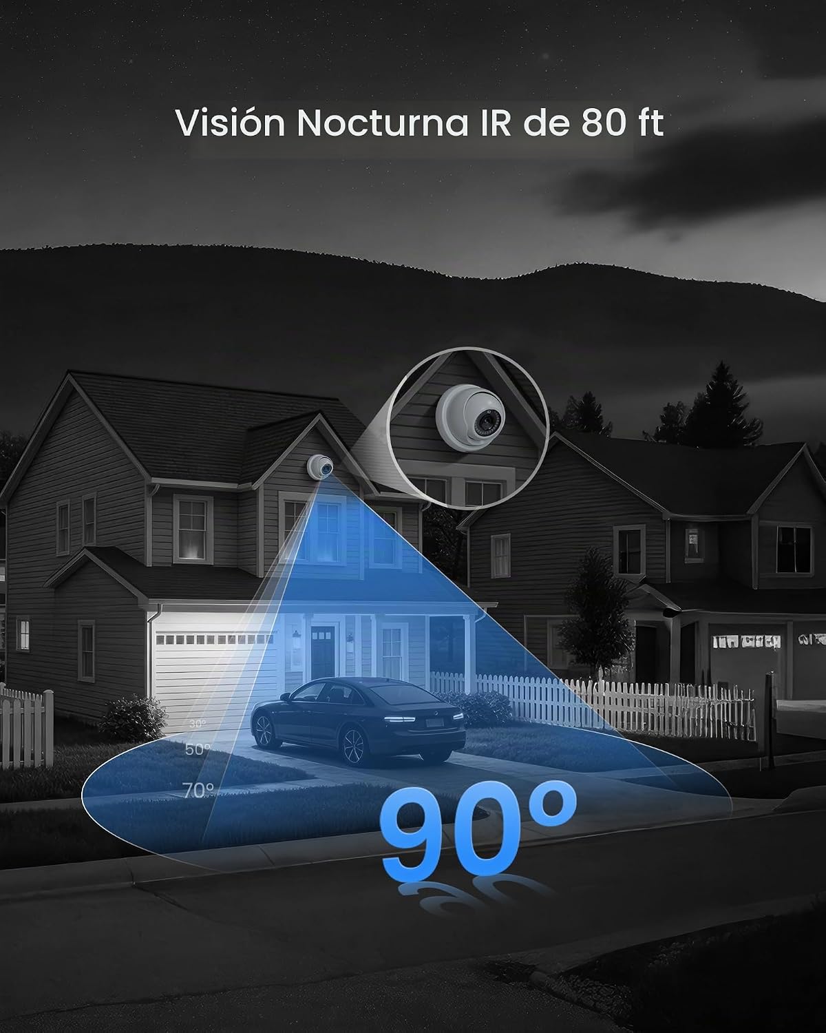 Sistema de cámaras de seguridad ZOSI 1080P H.265+ para el hogar, 5M...