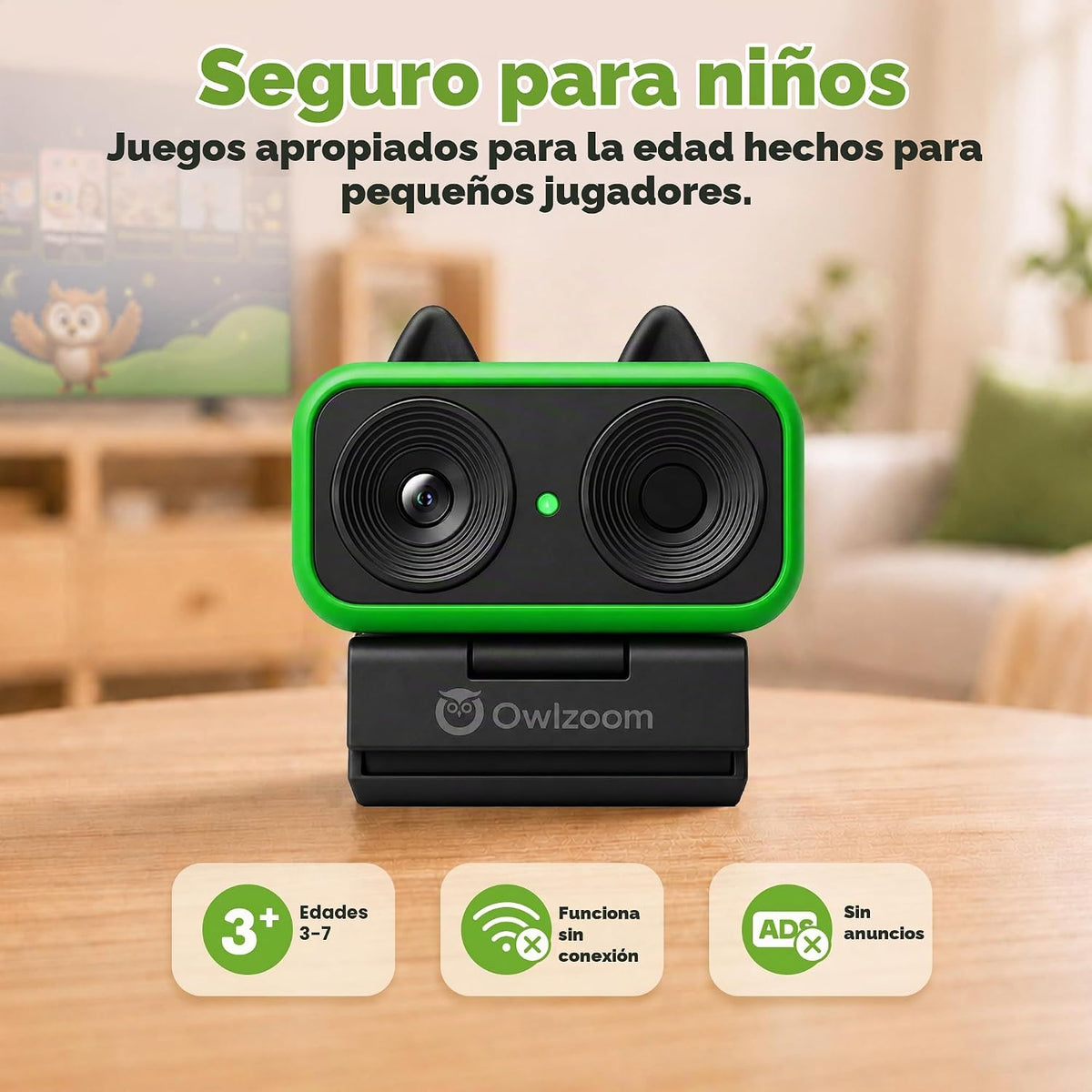 Owlzoom Consola de videojuegos de movimiento, sistema de juego acti...