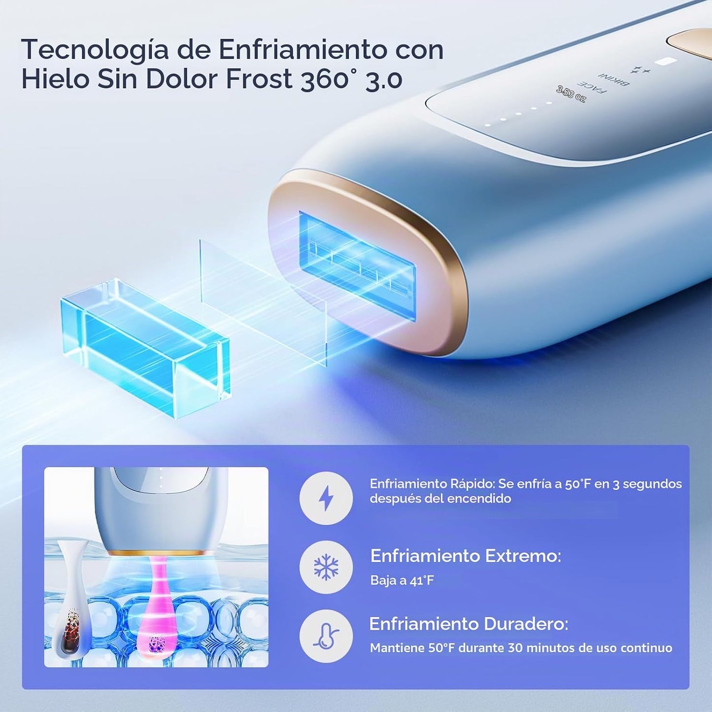 Mihilo Depilación láser, dispositivo de depilación láser IPL para m...