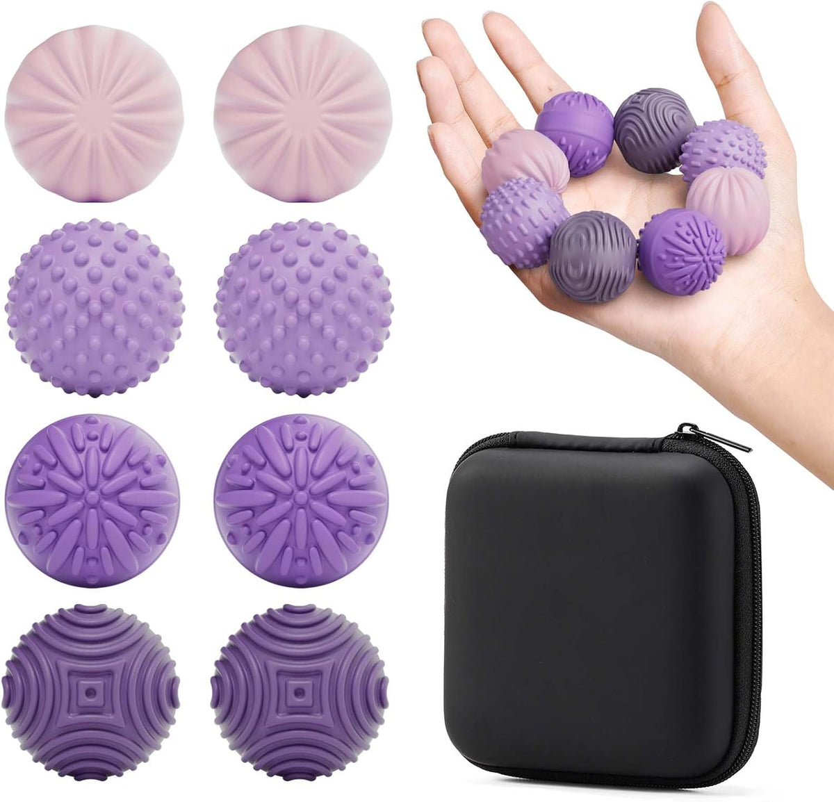 luckdoor Bolas Magnéticas de Silicona Fidget para Adultos y Adolesc...