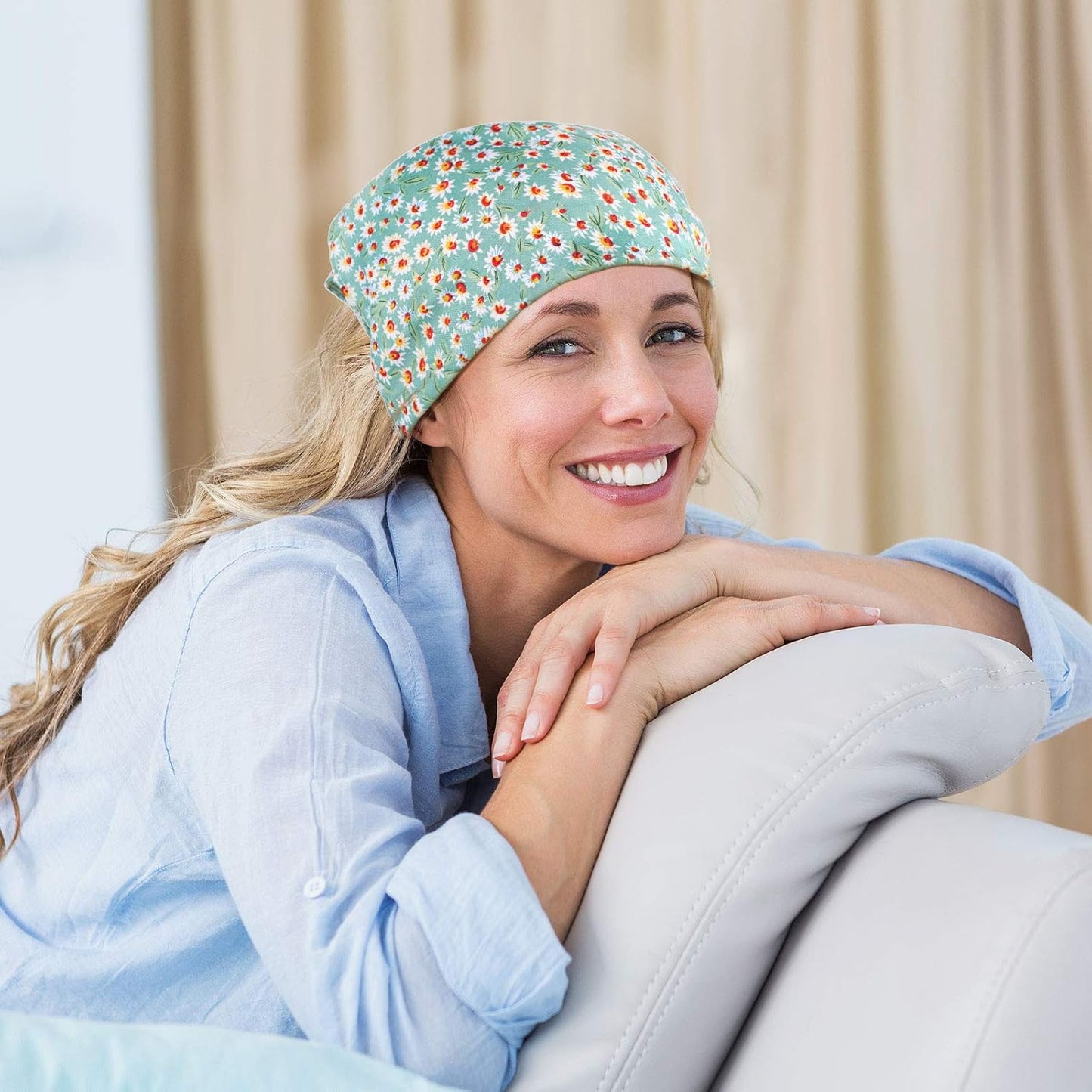 Syhood Juego de 6 pañoletas para cabello floral para mujer y niña,...