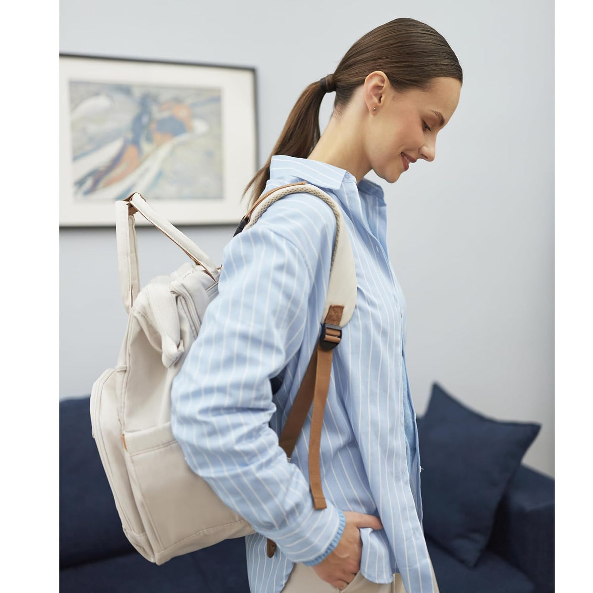 AIITA - Mochila de Pañales con Estación de Cambio, Mochila de Pañal...
