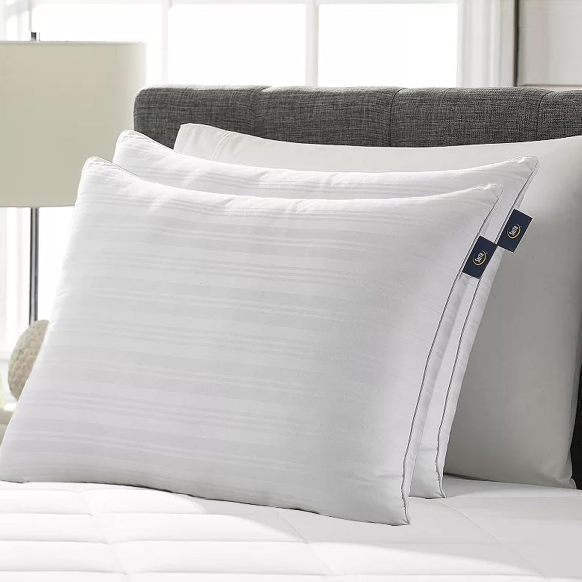 Serta Down Illusion - Almohadas suaves y hipoalergénicas para dormi...
