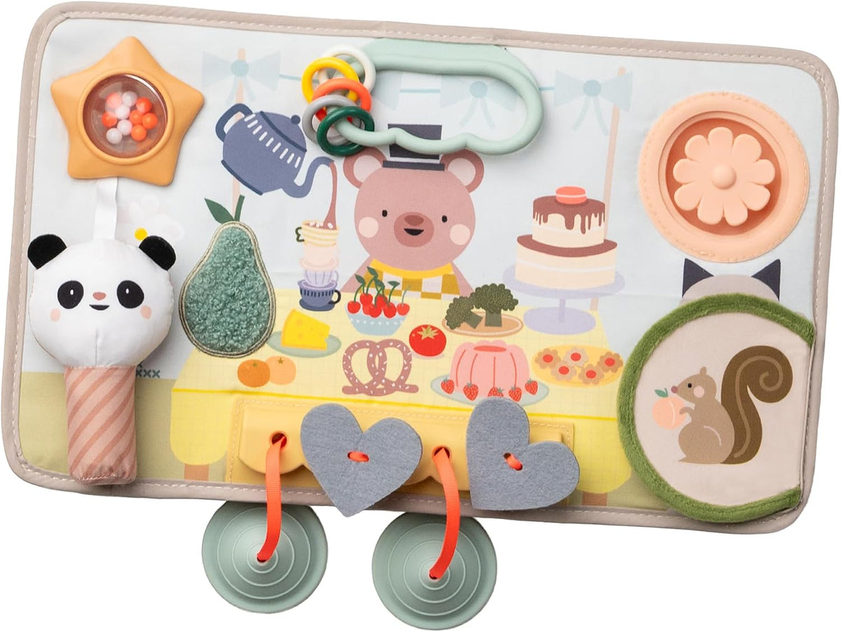 Taf Toys Play Station - Tablero Montessori multisensorial para niño...
