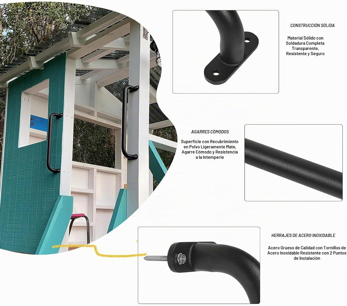 Purife Accesorios de 17 Pulgadas para Parque de Juegos, Paquete de...