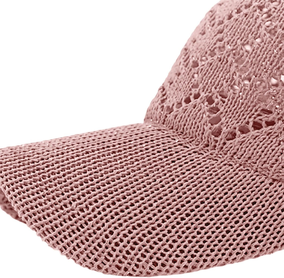 FASHIXD Gorra de béisbol de malla tejida de verano para mujer, somb...