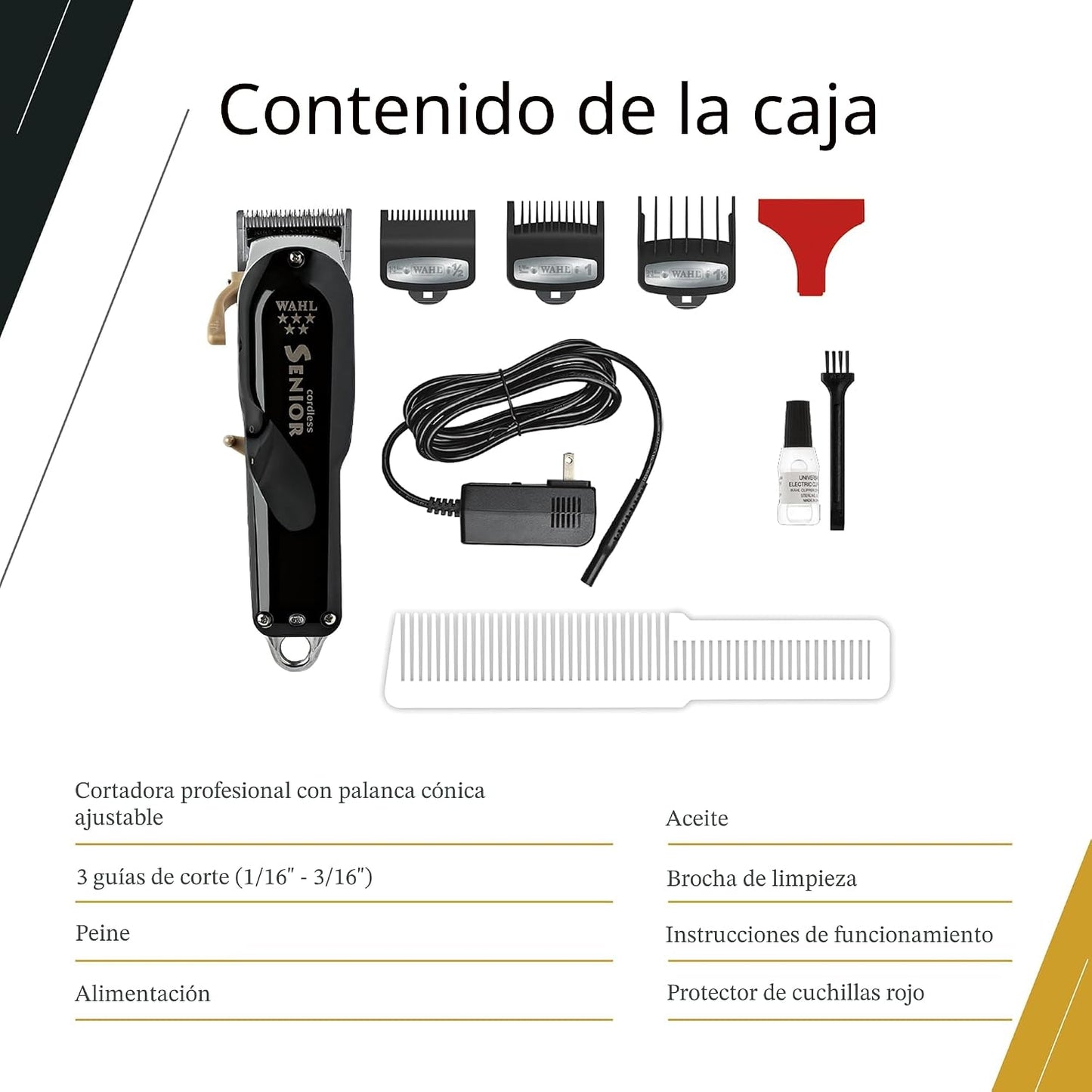 Wahl Professional Serie 5 Estrellas Inalámbrico Senior (#8504-400)...