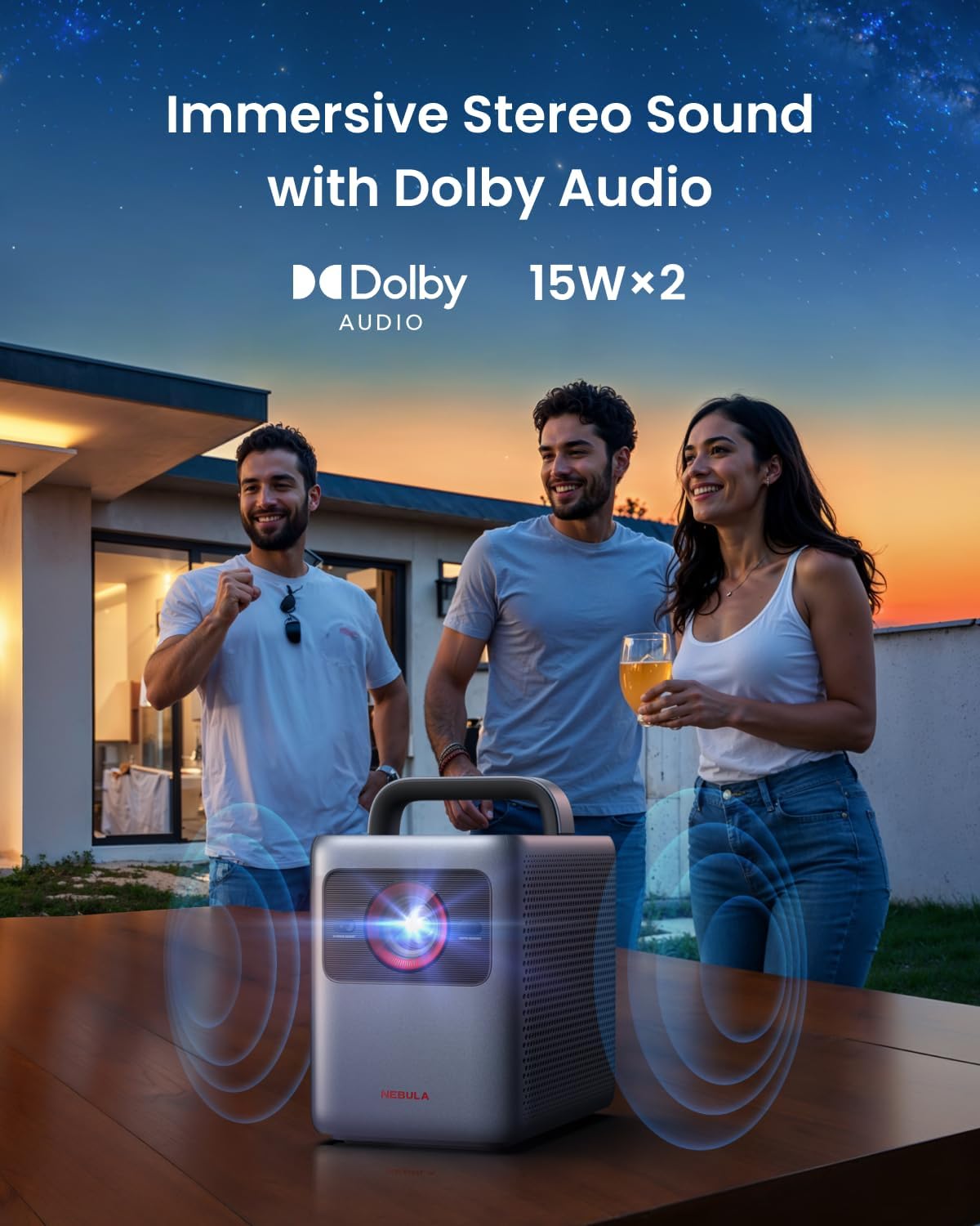 NEBULA Proyector portátil Cosmos 4K SE, 1800 lúmenes ANSI | Nebula...