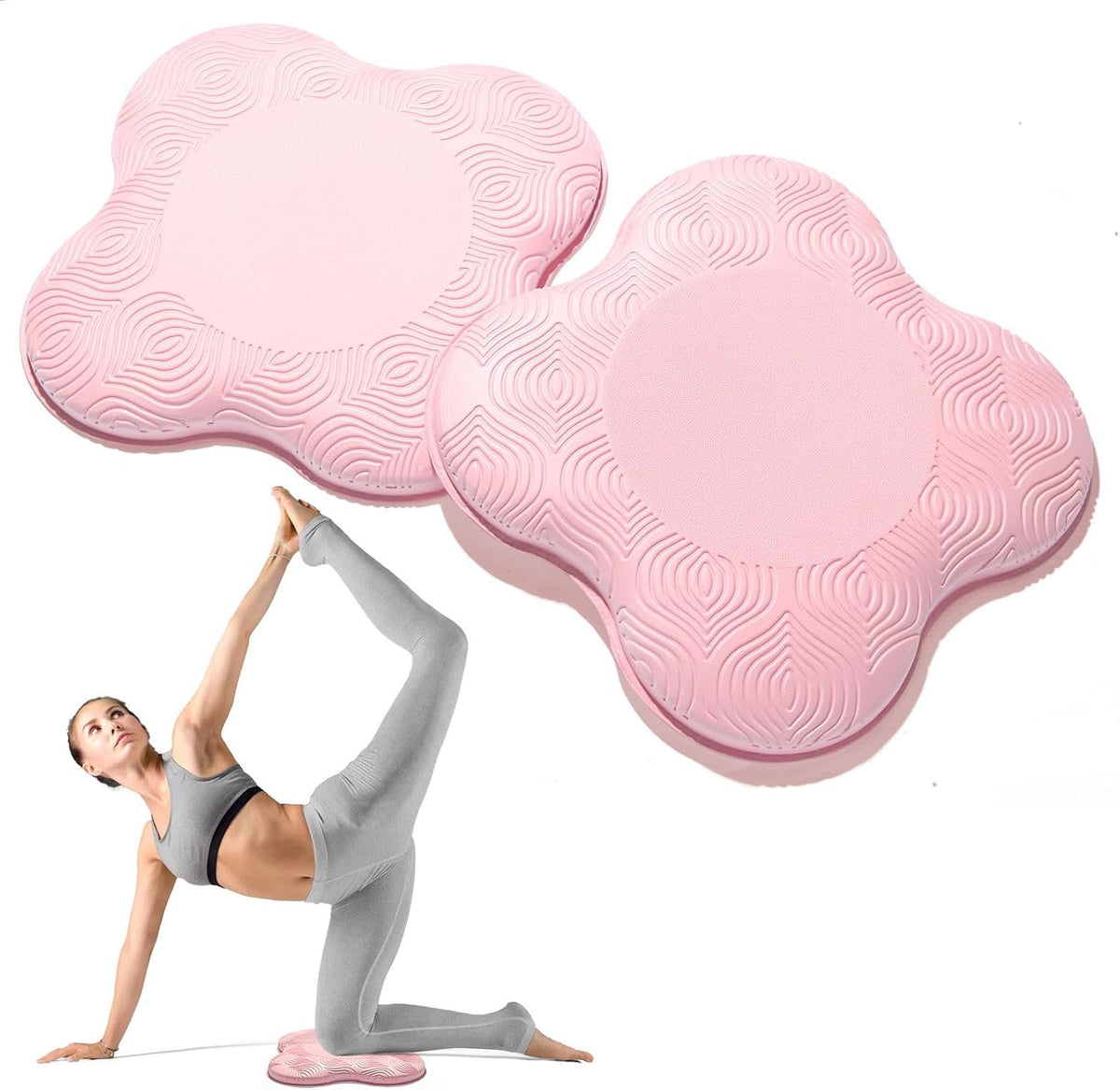 MBKHFLL Paquete de 2 Cojines de Yoga para Rodillas y Codos - Espuma...