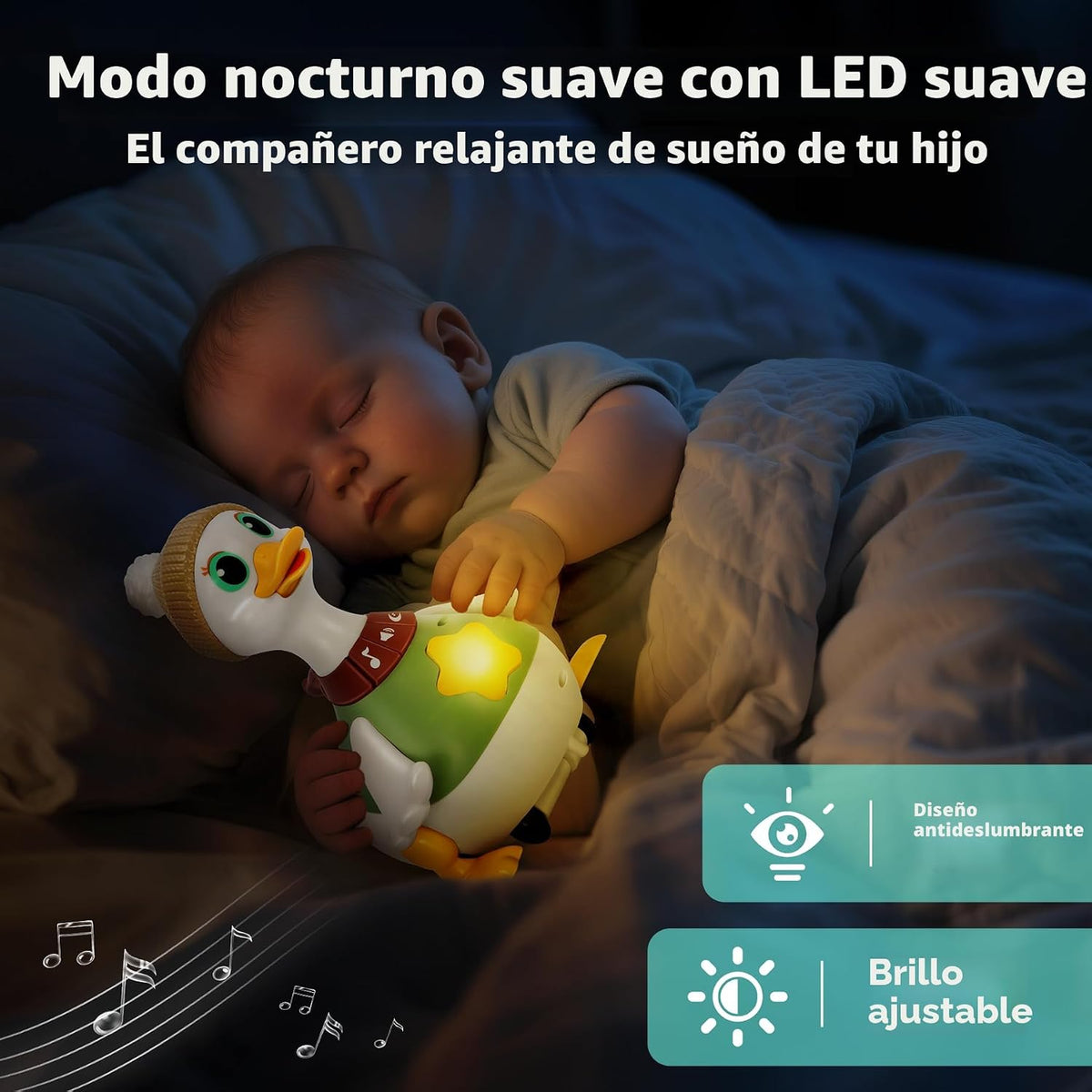 Hestiasko Juguetes para bebés de 6, 8, 10, 12 meses, juego de pato...