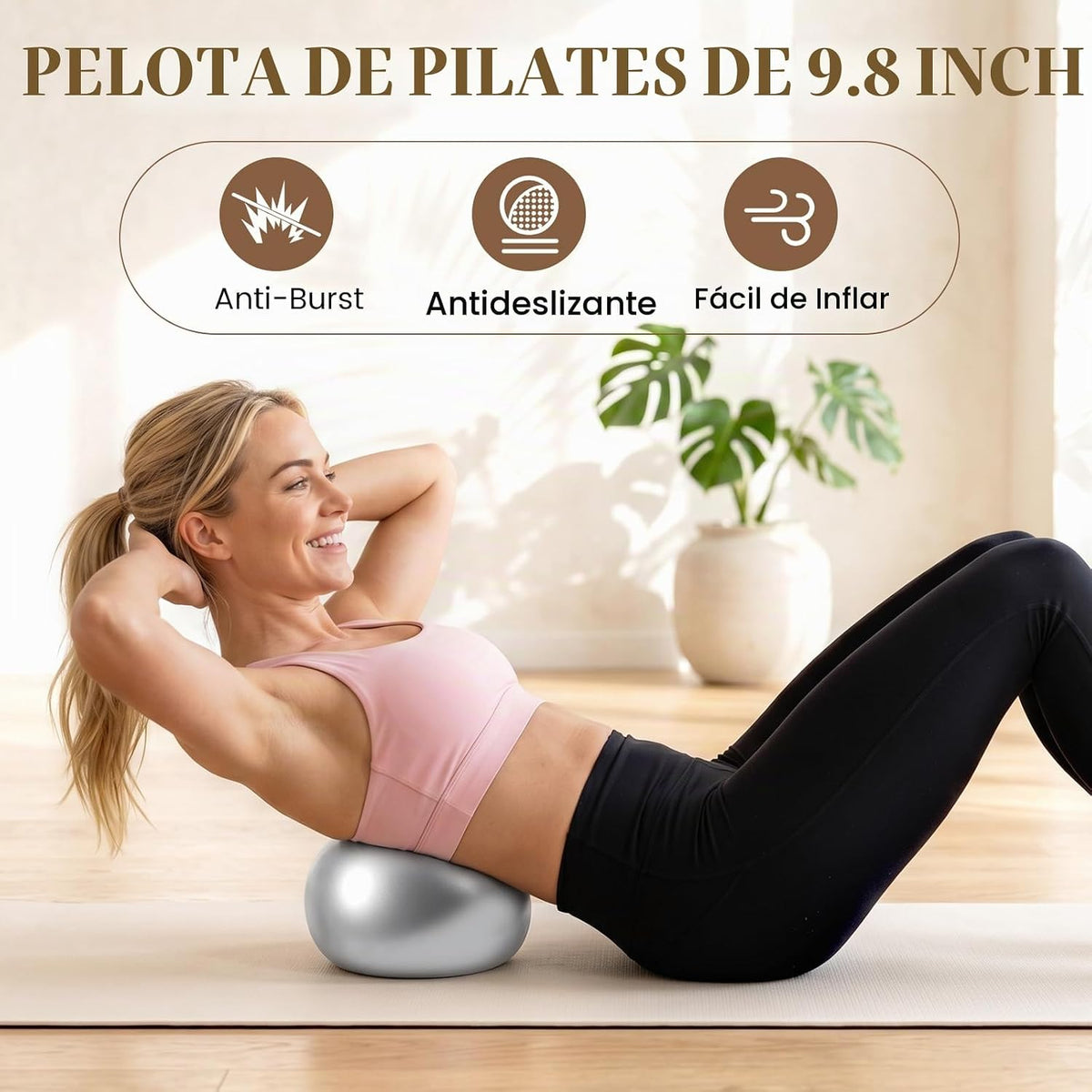 JELUTAR Kit de pilates para mujer, entrenamiento en casa, juego de...