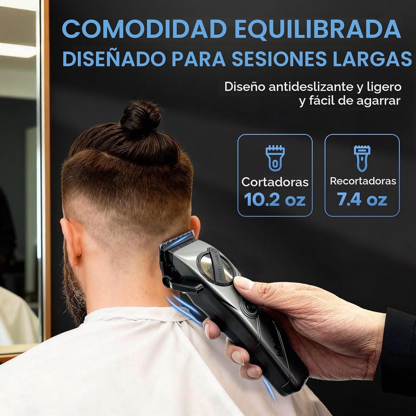 WMARK Juego de cortapelos y recortadores de pelo profesionales para...