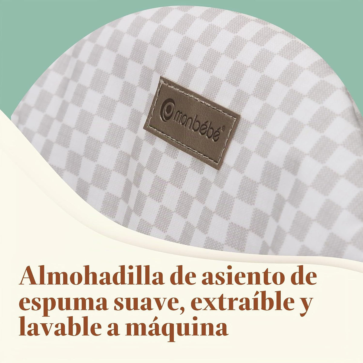 Monbébé Chaleur - Asiento elevador de alimentación plegable, leche...