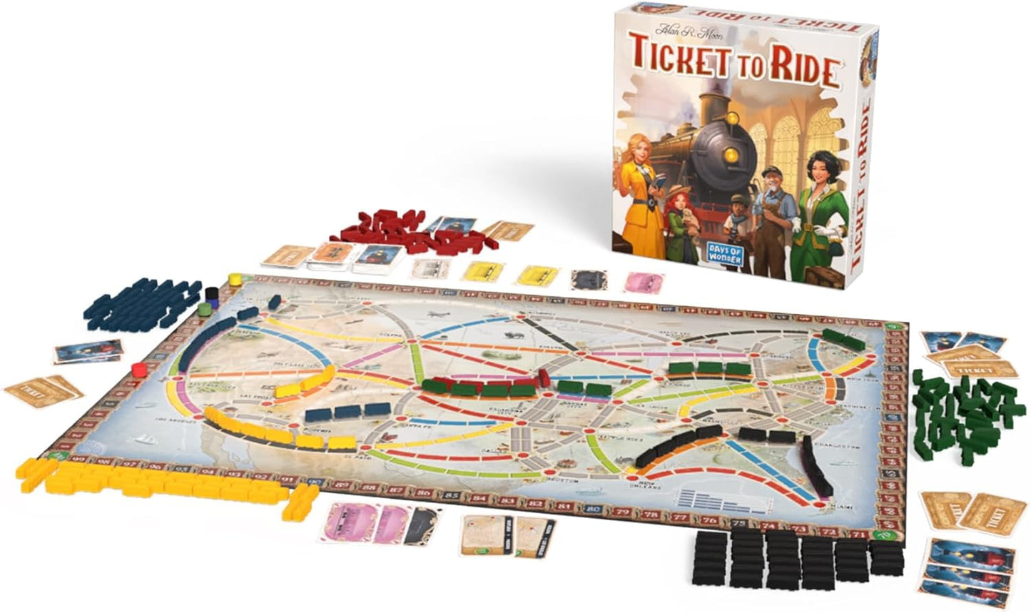 Juego de mesa Ticket to Ride de Asmodee (Actualización 2025) - Una...