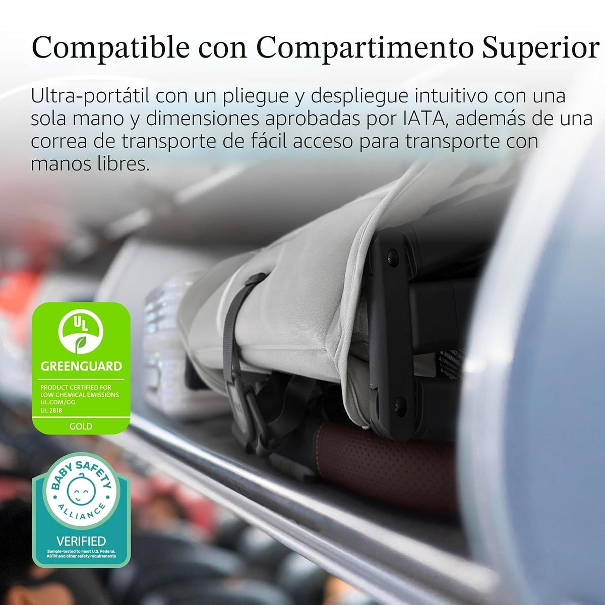 UPPAbaby Minu V3 Cochecito de viaje | Diseño ligero + compacto | Pl...