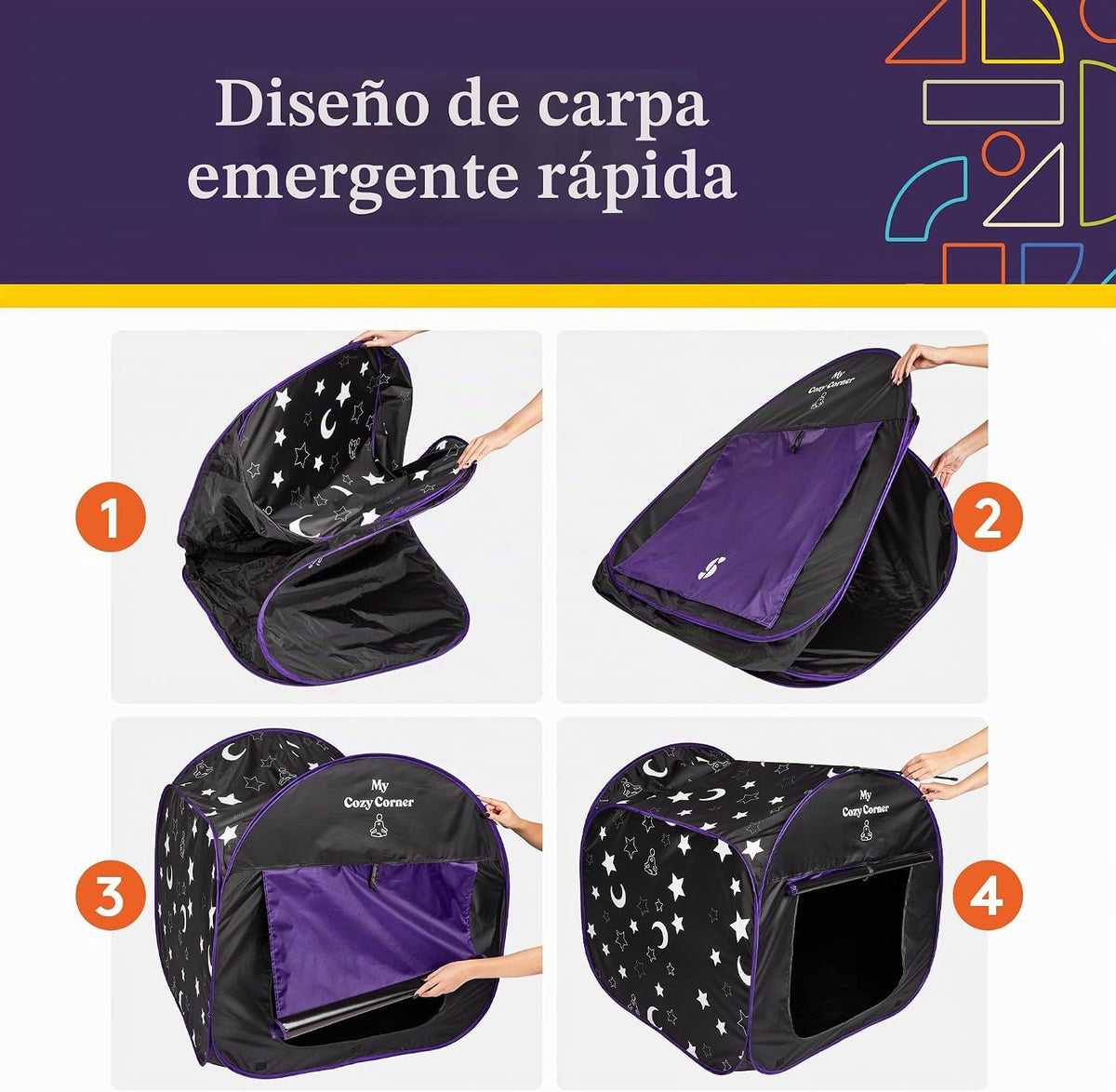 Special Supplies Tienda de campaña sensorial opaca para niños, sala...