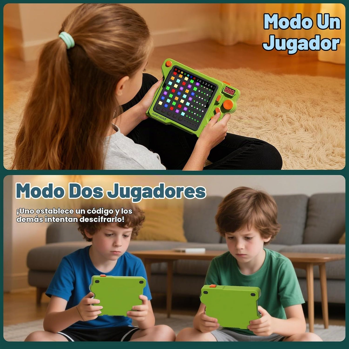 Super Decodificador, Juego de Rompecabezas 4 en 1 Descifrador de Có...