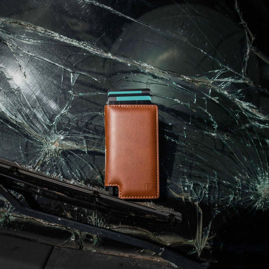 Ekster - Cartera desplegable para hombre - Cartera metálica con blo...