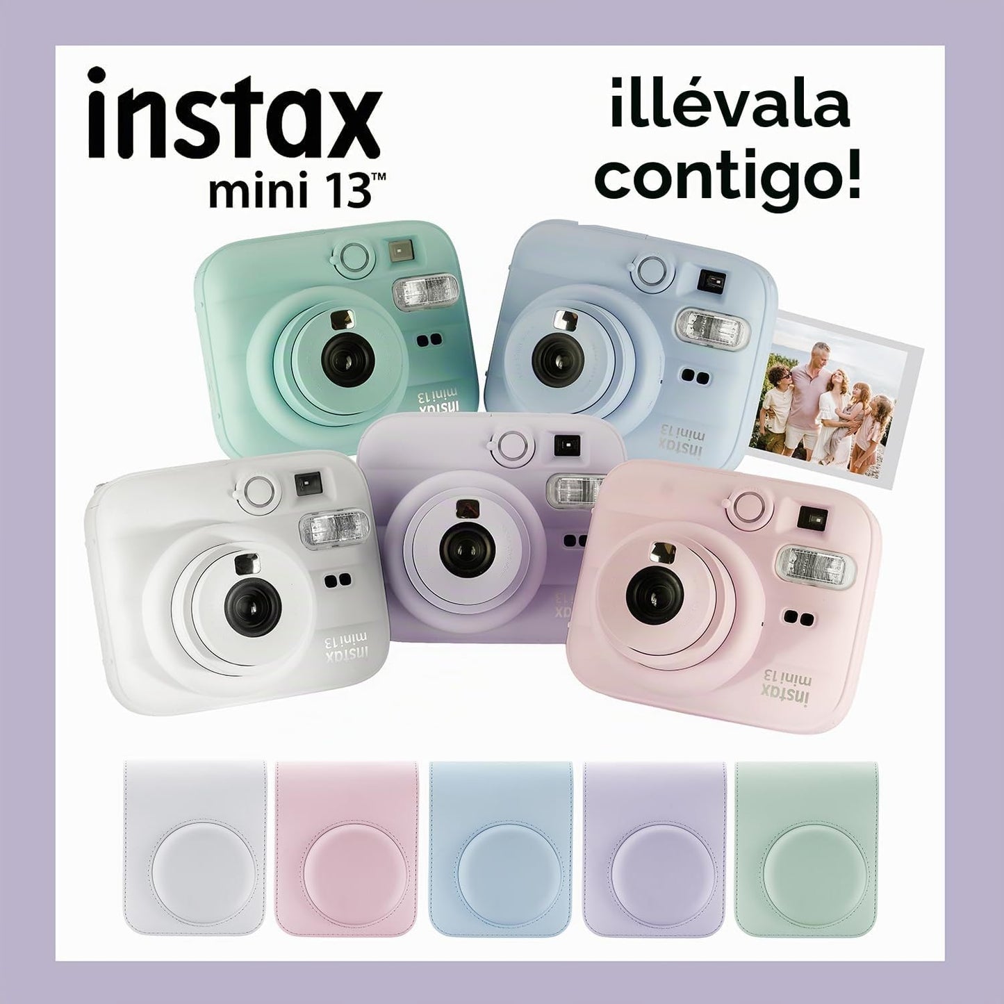 Fujifilm Instax Mini 13 Cámara Instantánea 60 Películas y Accesorio...