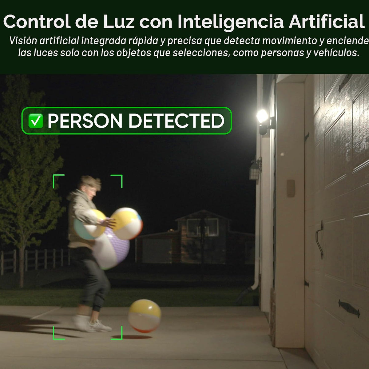 WYZE Floodlight Camera Pro, PCMag Editors' Choice LED de 3000 l...