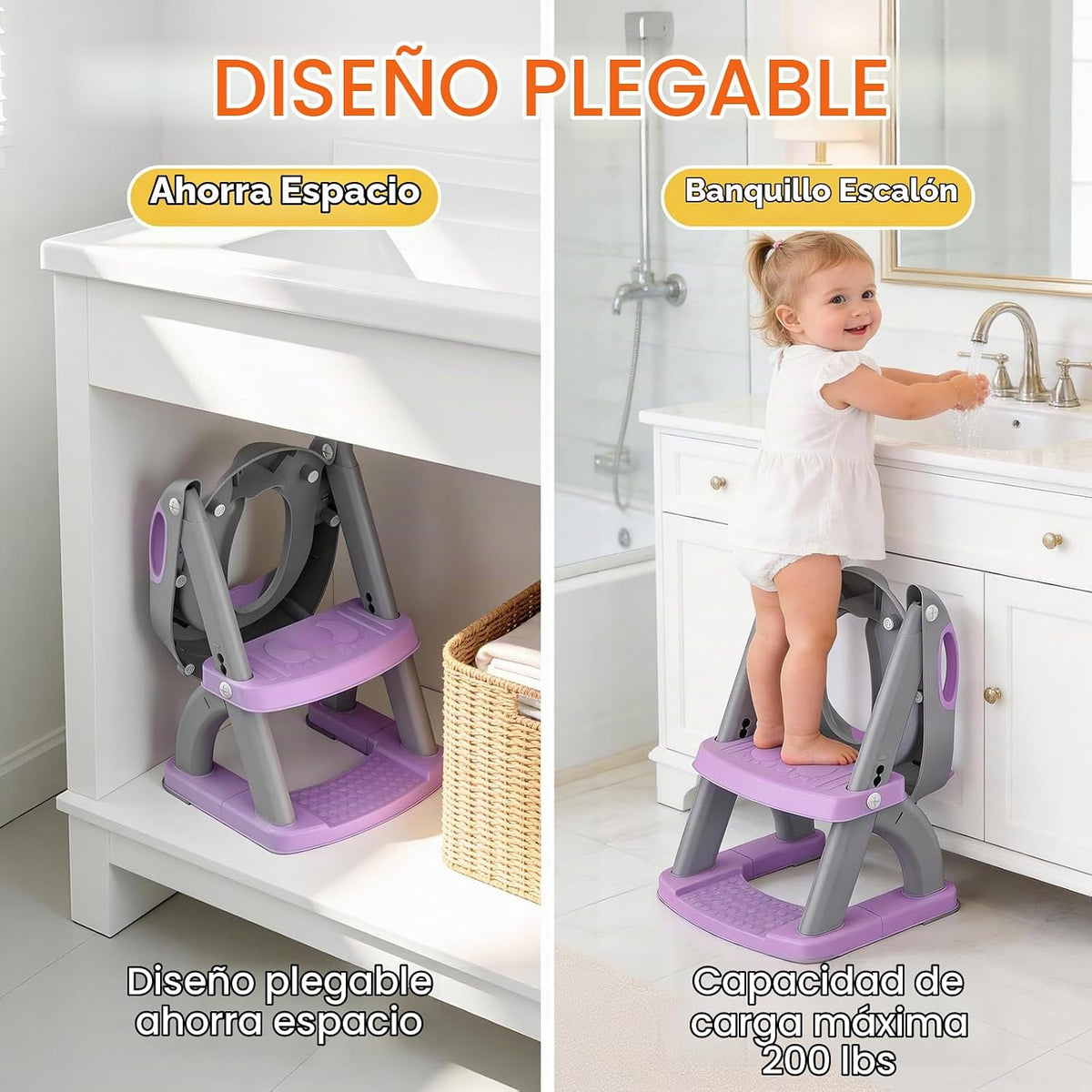 Inodoro de entrenamiento para ir al baño para niños pequeños, asien...