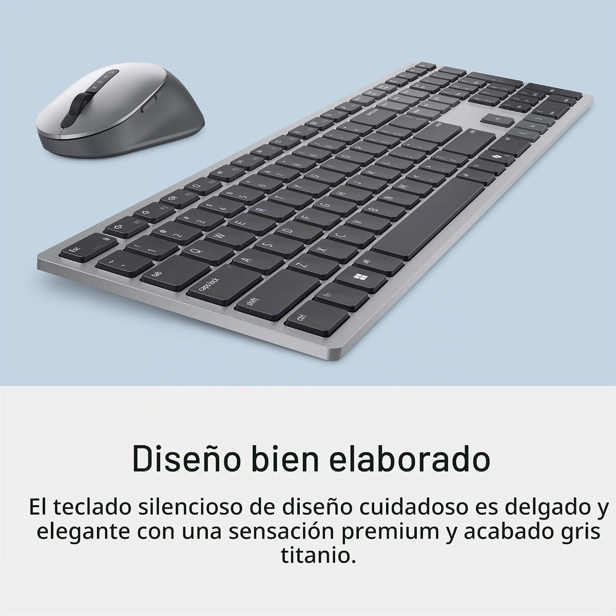 Dell Teclado y mouse inalámbricos premium - KM720 - Receptor inalám...