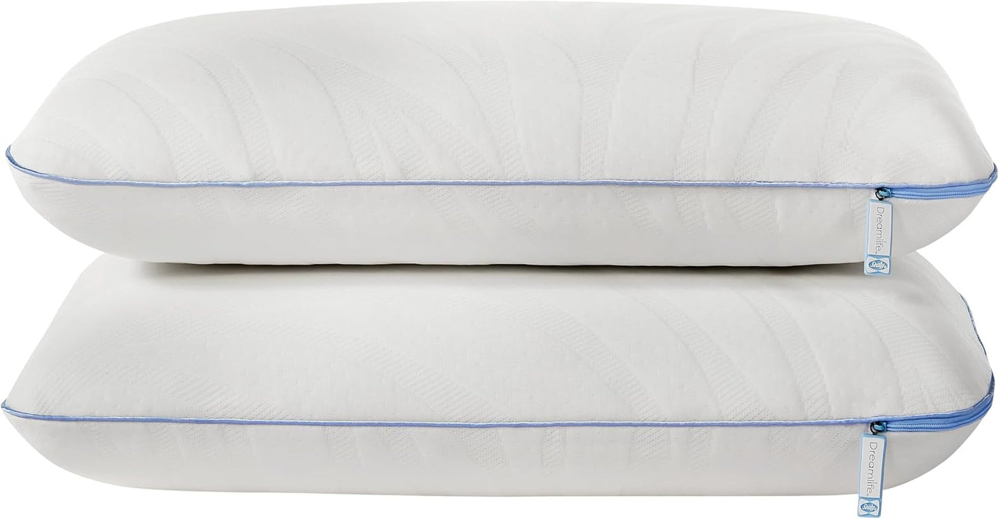 Sealy Dreamlife Almohada de espuma viscoelástica refrescante tamaño...