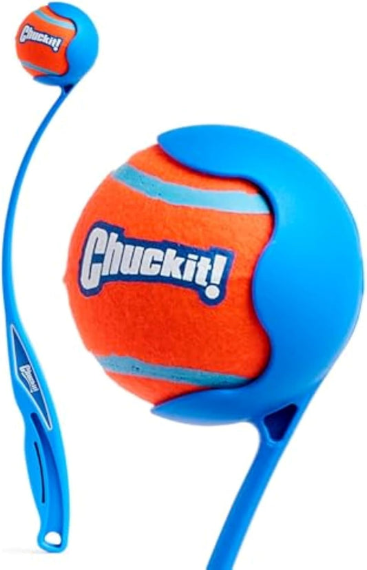Chuckit! Junior 18M - Lanzador de pelotas para perros, 18 pulgadas...