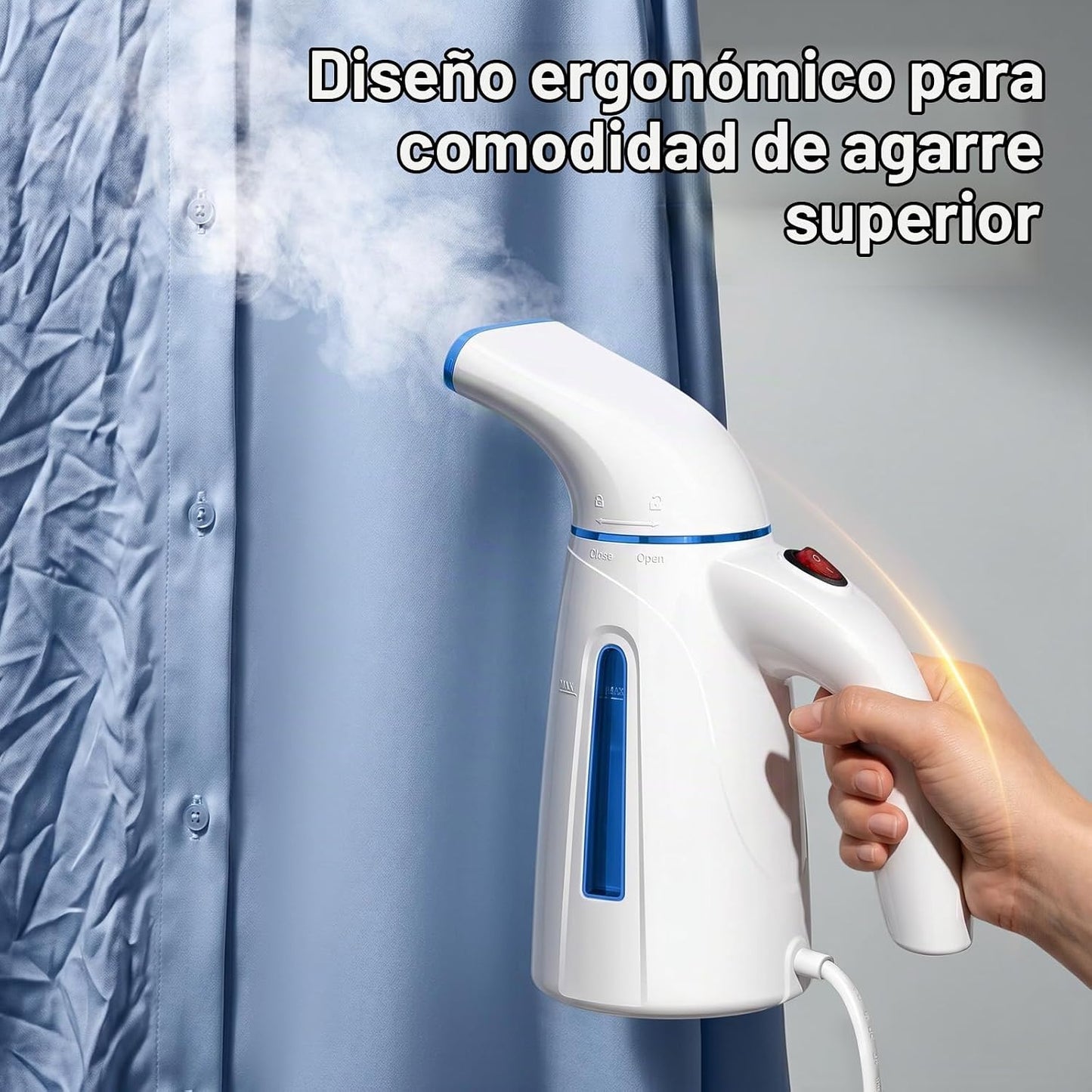 OGHom Vaporizador para ropa, vaporizador de ropa portátil, vaporiza...