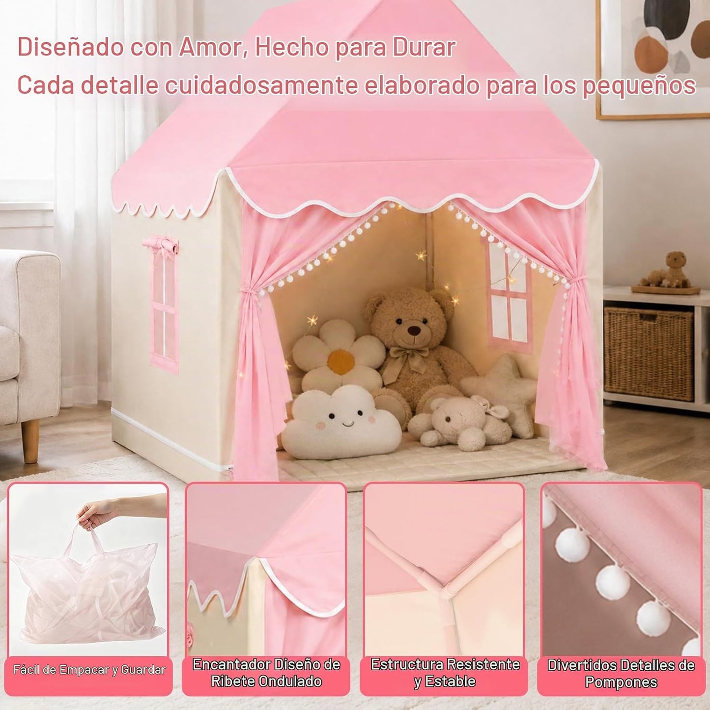 Tienda de juegos para niños Casa de juegos interior, tienda de camp...