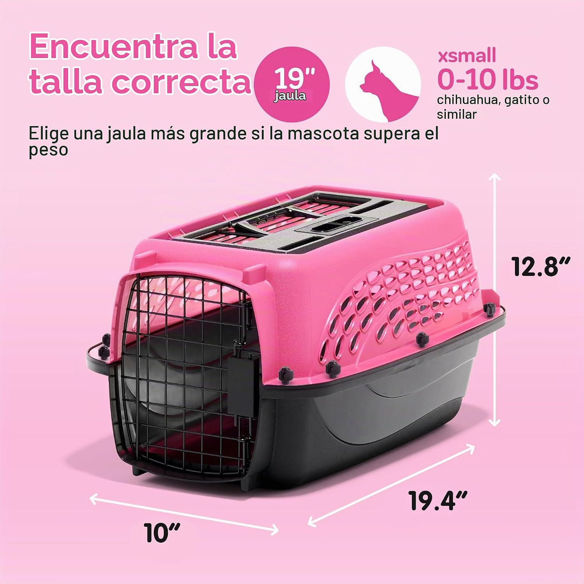Petmate Jaulas para perros pequeños y transportadores para gatos, p...
