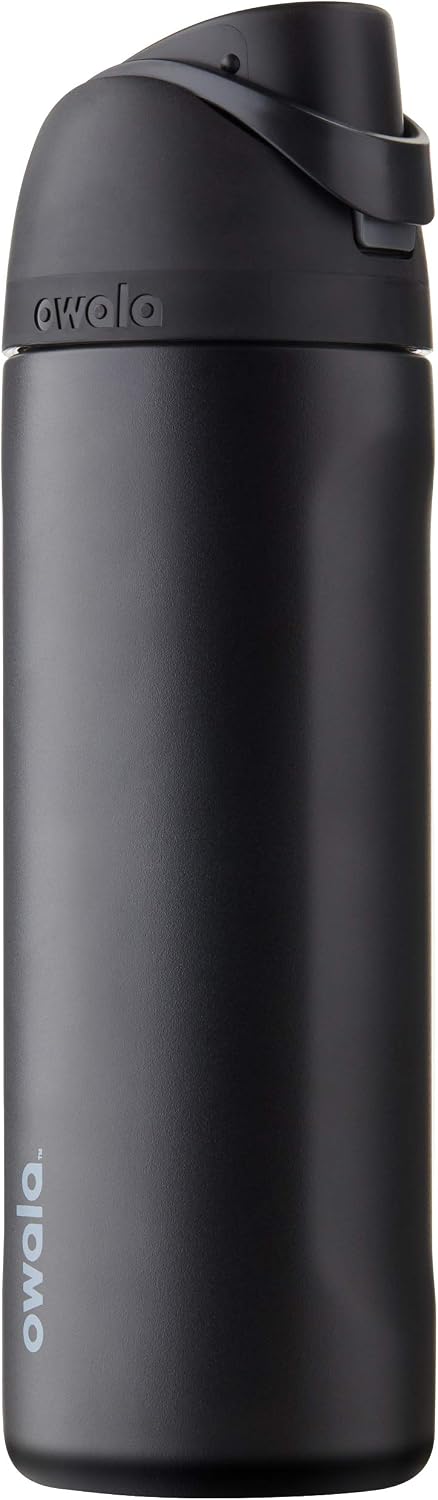 Owala FreeSip - Botellas de agua aisladas de acero inoxidable de 24...