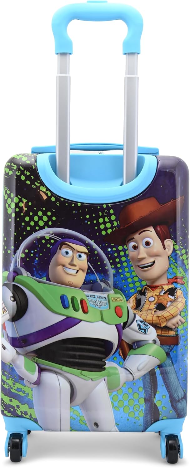 Disney Toy Story - Maleta rígida de 20 pulgadas, Woody Buzz linda y...